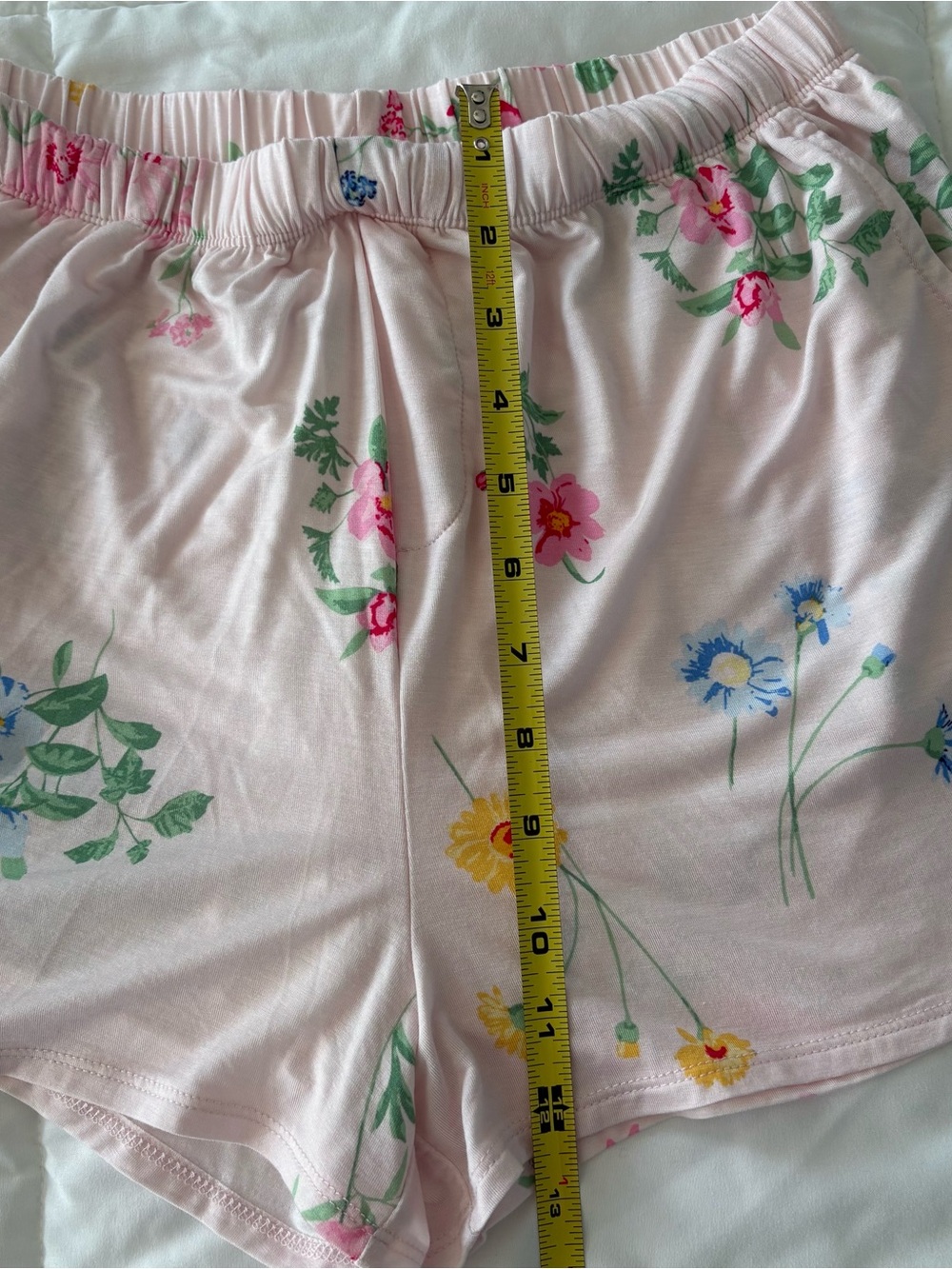 GAP BODY two piece soft pajama short set S NWT pink floral - Picture 7 of 9